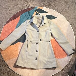Lola Light Gray Trench Coat